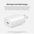 thumbnail image 2 of 25W Super Fast Phone Charger Adapter for BLU G90 Pro Super Fast Charging Block for Phones and Devices, Cable Not Included - White, 2 of 5