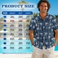 thumbnail image 4 of Psesaysky Retro Palm Print Couple Shirt and Midi Dress Summer Boho Sleeveless Tank Sundress for Women or Mens Short Sleeve Buttons Shirts Couples Matching Luau Outfit, 4 of 7