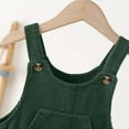 thumbnail image 5 of REDARER Girls Corduroy Overalls Autumn Toddler Baby Jumpsuit Cute Denim Style Pants with Adjustable Straps for Playful Comfort and Fashion,Size:3-4 Years, 5 of 6