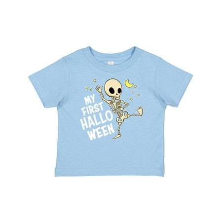 

Inktastic My 1st Halloween with Dancing Skeleton Gift Baby Boy or Baby Girl T-Shirt
