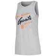 thumbnail image 2 of Women's Soft as a Grape Gray San Francisco Giants Gauze High Neck Tank Top, 2 of 3