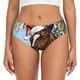 thumbnail image 1 of Fotbe Christmas Horse Calzones Estampados para Mujer – Ropa Interior de Algodón, Cómoda, Suave y Elástica-X-Large, 1 of 6