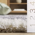 thumbnail image 5 of SAFAVIEH Portofino Dreda Geometric Shag Area Rug, Ivory/Grey, 4' x 6', 5 of 11
