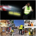 thumbnail image 6 of High Visibility Reflective Safety Vest Customize Logo With 5 Pockets Protective Workwear Outdoor Work Vest, 6 of 15