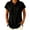 Black, variant on Women Linen Short Sleeve Notch Neck Plain Henley Tops Blouse Casual Summer Trendy Tee Shirts 2026 Vacation Fashion Clothes by Awwp Blue S