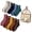 Brown, variant on 10 Pairs Women’s Cozy Bear Crew Socks with Storage Bag – Warm Cotton Blend, Soft & Breathable, Neutral + Warm Festive Colors, Everyday Comfort for Winter Wear