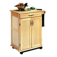 thumbnail image 1 of Homestyles General Line Chariot de Cuisine Roulant en Bois en Brun, 1 of 17