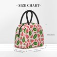 thumbnail image 2 of Yiaed Watermelon Print Lunch Bag Adult Insulated Lunch Box, Leakproof Cooler Food Lunch Containers Reusable High Capacity Lunch Tote Bags-One Size, 2 of 6