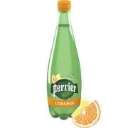 Perrier L’Orange Sparkling Carbonated Water – 1 L Plastic Bottle