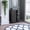 Espresso, variant on Bar cart made of particle board in carbon espresso with ample bottle storage for party settings