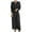Black dresses, variant on Usmixi Dresses for Women 2023 Plus Size Business Casual Fall Pleated Hem Blazer Maxi Dresses Suit Dresses Solid Long Sleeve Lapel Long Formal Dresses for Women Beige XXXL