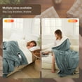 thumbnail image 7 of Heated Blanket Twin Size, Washable Heated Blanket Electric, Electric Blanket, Light Gray, 62" x 84", Blanket Warmer Heating blanket Heat Warming Blanket Electric Blanke Heater, 7 of 7