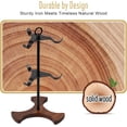 thumbnail image 3 of Mug Holder Tree for Countertop | 2-Tier Coffee Cup Stand & Rack Holds 6 Large Mugs, 5oz to 20oz | Space-Saving Mug Stand with Solid Wood Base | Kitchen Counter Organizer & Coffee Bar Accessories, 3 of 13