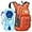 Orange, variant on Hydration Backpack, Hiking Backpack with 2L/3L Water Bladder, High Flow Bite Valve Water Backpack Lightweight