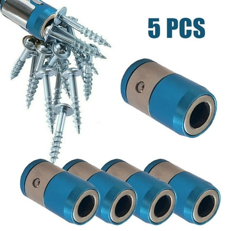 

5PC Universal 21*12.7mm Removable Magnetizer Ring Magnetic Steel Screwdriver Bit