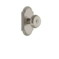 thumbnail image 5 of Grandeur Arcbou_Prv_234 Arc Solid Brass Privacy Door Knob Set - Brass, 5 of 6