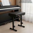 thumbnail image 2 of Tlingt Support Tinglt Padded Keyboard Bench -Adjustable Piano Stool with High-Density Foam Cushion for Long Sitting Sessions, Com, 2 of 8