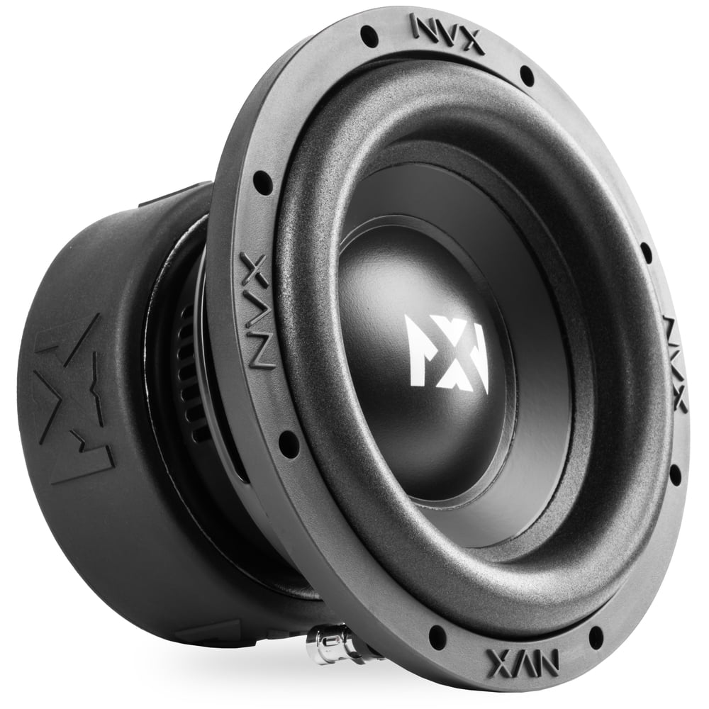 NVX NSW82v3 8" N-Series v3 Dual 2-Ohm Car Subwoofer, 800W Peak (400W RMS)