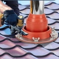 thumbnail image 6 of Piwvid Silicone Stove Jack Flashing for Hot Tents, Fireproof Ring Seal for Wood Stove Pipes, Round Base Chimney Vent Protector for Camping Tents and Shelter Roofs, Heat Resistant, 6 of 6