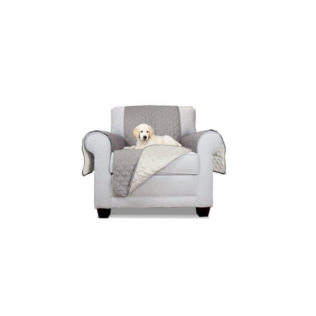 UPC: 0815181029326 | FurHaven Pet Products Reversible Chair Furniture Protector – Gray/Mist  Chair