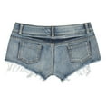 thumbnail image 6 of FLMEI Denim Shorts for Women's Female Casual Ripped Jeans Shorts Summer Low Waist Hot Pants with Pockets for Women S-XL, 6 of 8