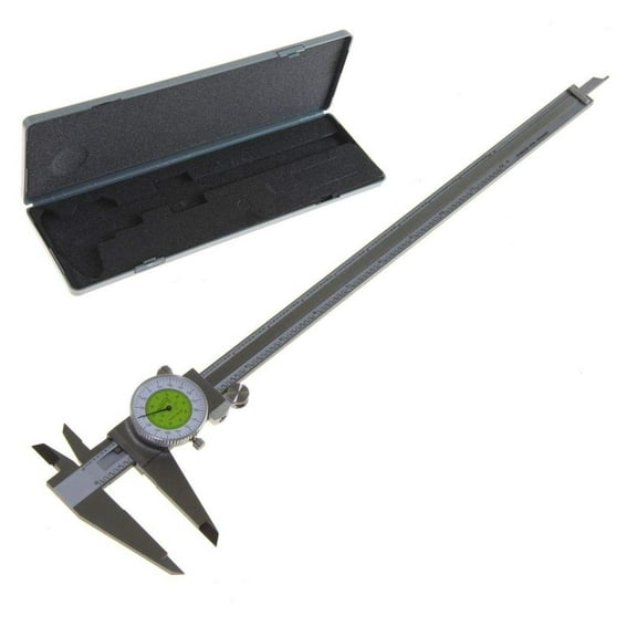 12" Fractional & Decimal Inch Combination Dial Caliper