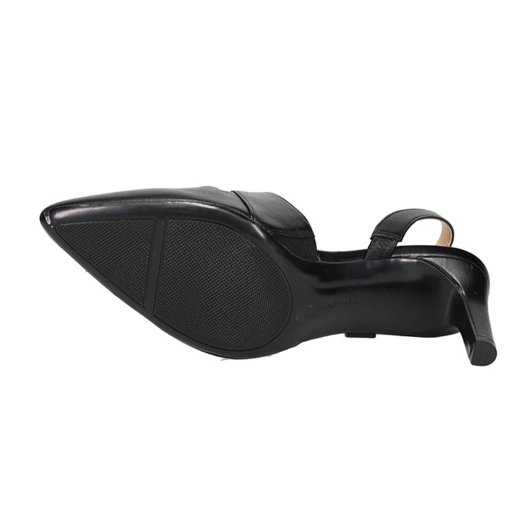 Easy Spirit Women's Recruit Pump – Leather Slingback Dress Shoes With Arch Support & Cushioned Insole