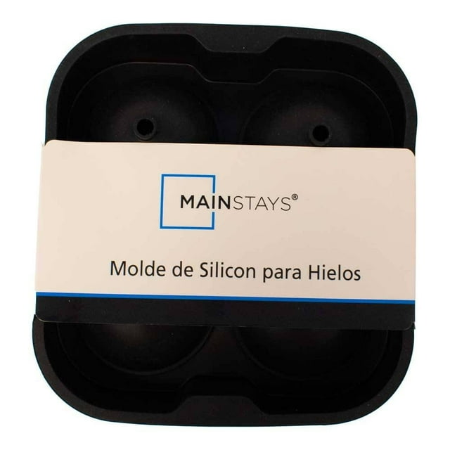 Molde para Hielo My Shop de Silicon en Forma de Esfera Negro