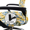 thumbnail image 5 of Xoenoiee Lemon Floral Print Computer Office Chair Covers Universal Fit Desk Rotating Chair Slipcovers, Removable Washable Rotating Chair Anti-Dust Spandex Chair Protector Cover, L, 5 of 7