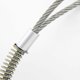 thumbnail image 2 of Wire Sleeves 8-Shaped Aluminum Steel Wire Crimps for Cable Holding 100Pcs, 2 of 5