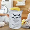 thumbnail image 5 of REK Patterned Linen Laundry Hamper Without Lid Large Open Top Dirty Stylish And Breathable Fabric For Bedroom Or Bathroom Easy And Durable Design, 5 of 5