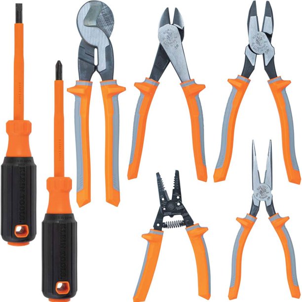 Juego de herramientas Klein Tools 9421R 1000V con aislamiento de 7 piezas