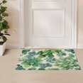 thumbnail image 2 of Ryvnso Green Abstract Succulents Door Mats Outdoor Indoor Entrance Low Profile Floor Rugs 32"x20" Carpet, 2 of 8