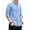 Blue, variant on Long Sleeve Oxford Shirts for Men's Button down Shirts, Mens Slim Solid Color Blouses M-5XL