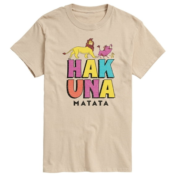 Disney - The Lion King - Hakuna Matata Stacked - Men's Short Sleeve Graphic T-Shirt