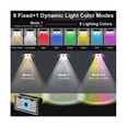 thumbnail image 4 of Luz Solar Para Jardin Pared Exterior Con Rgb Lámpara Led 4pz Belug Negro, 4 of 5