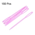 thumbnail image 3 of Unique Bargains Plastic Sewing Needles, 7cm Large Eye Blunt Learning Needles, Pink 150 Pack, 3 of 4