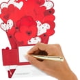 thumbnail image 6 of Valentines Day Card,Valentine's Day Heart Pop Up Card,Paper Wonder 3D Card,1PCS, 6 of 9