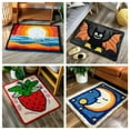 thumbnail image 7 of Dandelion Colorful Latch Hook Rug kits Pre-printed Crochet Yarn DIY Hooking Latch Kit Carpet Rug Cover Mat for Christmas Chair Cushion Floor Decoration 52x38cm(2), 7 of 7