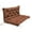 Coffee-40"x40", variant on WKSCLPAI Outdoor Cushions,Outdoor Bench Cushion,Swing Cushion, Indoor Patio Furniture Cushions, Suitable for Lounger Garden Replacement Cushions,20 X 40 Inch,Clearance