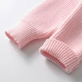 thumbnail image 7 of NAISIBABY Boys Girls Sweater, Letter Embroidery Classic Long Sleeve Crewneck Fall Knit Pullover Tops Pink 9Months, 7 of 7