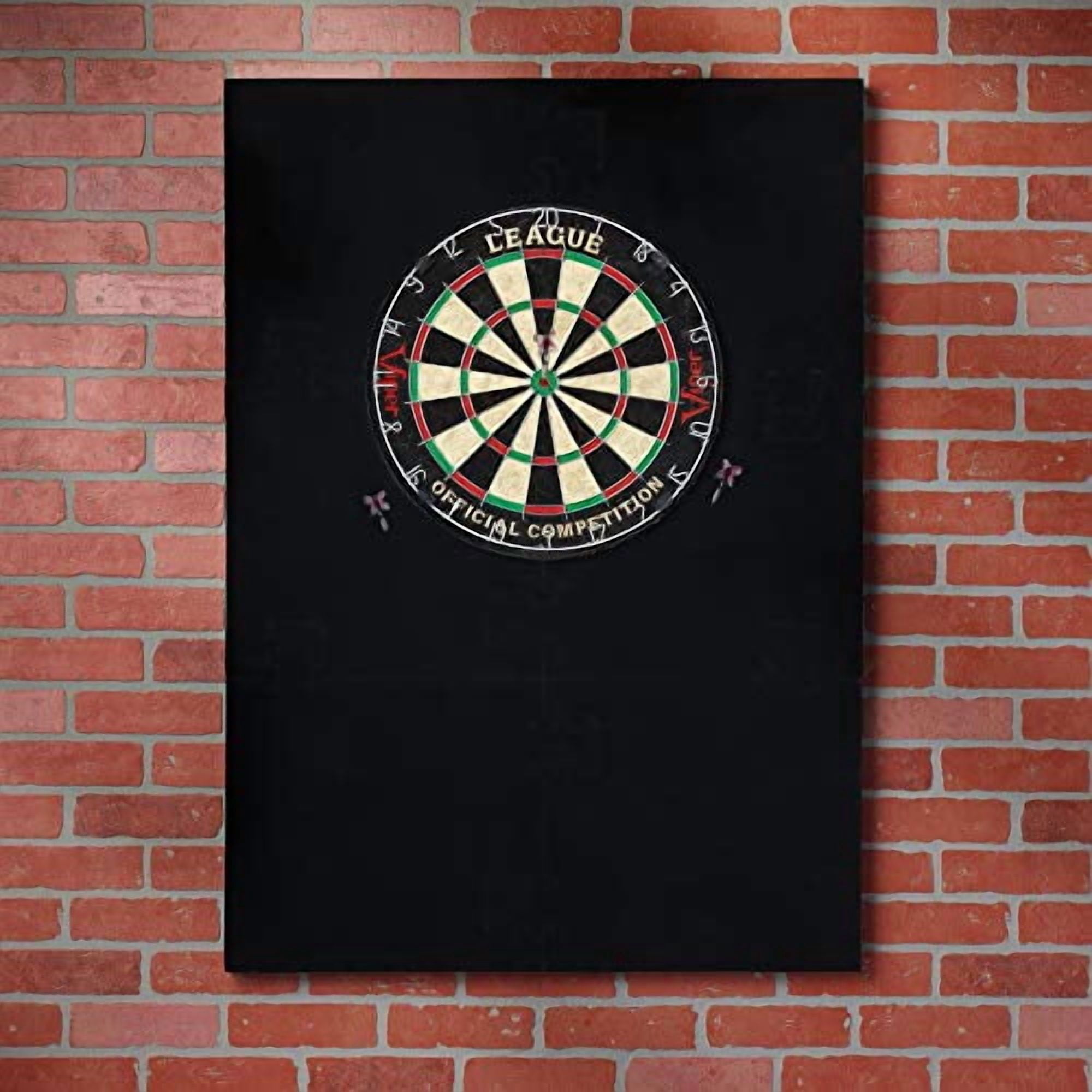 Viper Defender III Backboard Sisal Bristle Steel Tip Dartboard Bundle Elite Set Razorback Dartboard Defender III Backboard Edge Throw Line 21pc Jar of Darts