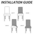 thumbnail image 3 of Chair Covers Compatible With Dining Room Set Of 4, Printed Chair Protectors Covers, Removable And Washable, 3 of 5