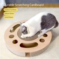 thumbnail image 4 of 1 tarjeta postal 3 en 1 para rascar gatos, juguete para gatos, alfombrilla para rascar gatos., 4 of 4