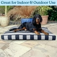 thumbnail image 4 of PETMAKER 44in Water-Resistant Dog Bed with Removable Washable Cover (Navy), 4 of 10