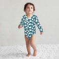 thumbnail image 4 of Xecao Cute Sheep And Hearts Print Baby unisex-baby Cotton Long-sleeve Bodysuits-12 Months, 4 of 6