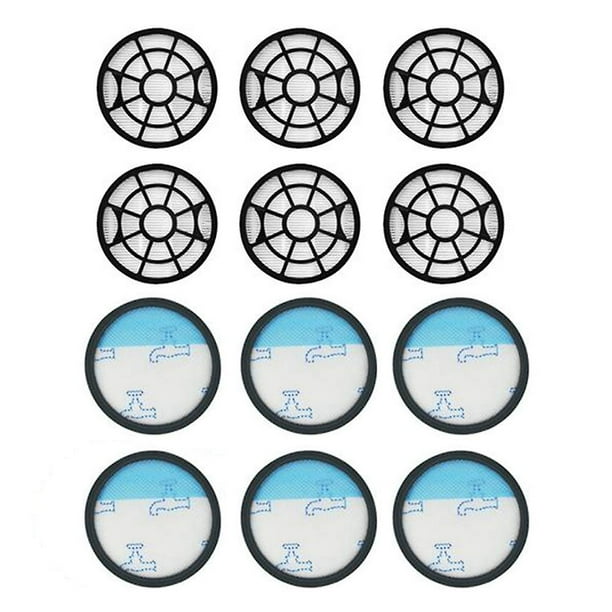 Reemplazo de robots de barrido 6 juegos de filtros Hepa para Rowenta Swift Power Cyclonic Ro2932ea Ro2933ea