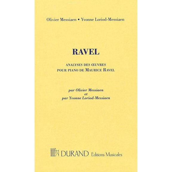 Analyses Des Oeuvres Pour Piano de Maurice Ravel, (Paperback)