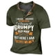 thumbnail image 1 of Men's T-shirt T-shirts Graphic Text Black Military Green Pool Dark Gray 3D Printing Street Casual Short Sleeve Button Down Printed Clothing Basic 2XL, 1 of 3