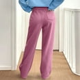 thumbnail image 4 of Fashionable Women's Casual And Comfortable Sweatpants,Vermilion 2XL, 4 of 4